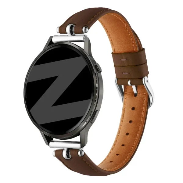 Bandz Garmin Forerunner 170 Lederen band 'Bullet' (bruin) - 51Dnspod | Smaakvolle damp – Verzendkosten vrij vanaf 40€
