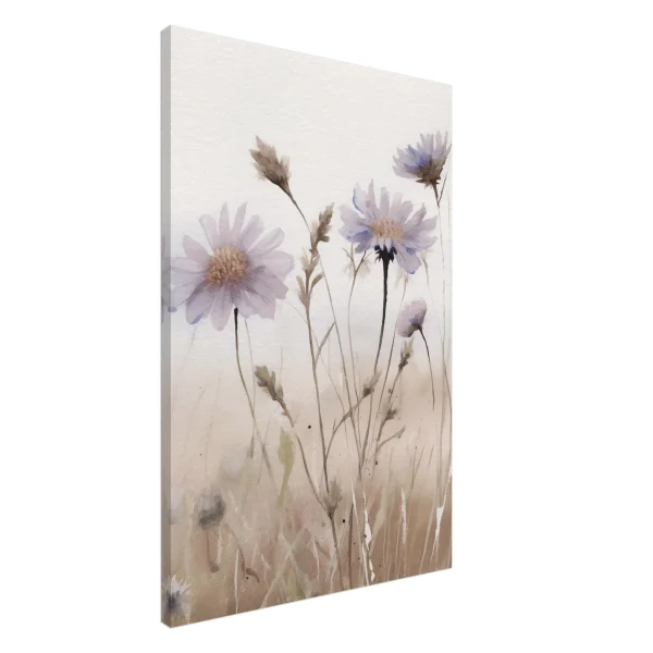 Artfulprints Canvas Flower aquarel 1 canvas - 60x90 cm - beige - 51Dnspod | Smaakvolle damp – Verzendkosten vrij vanaf 40€