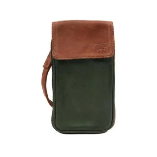 Bear Design Telefoontasje CP2106 * Ahana Green Cognac - 51Dnspod | Smaakvolle damp – Verzendkosten vrij vanaf 40€