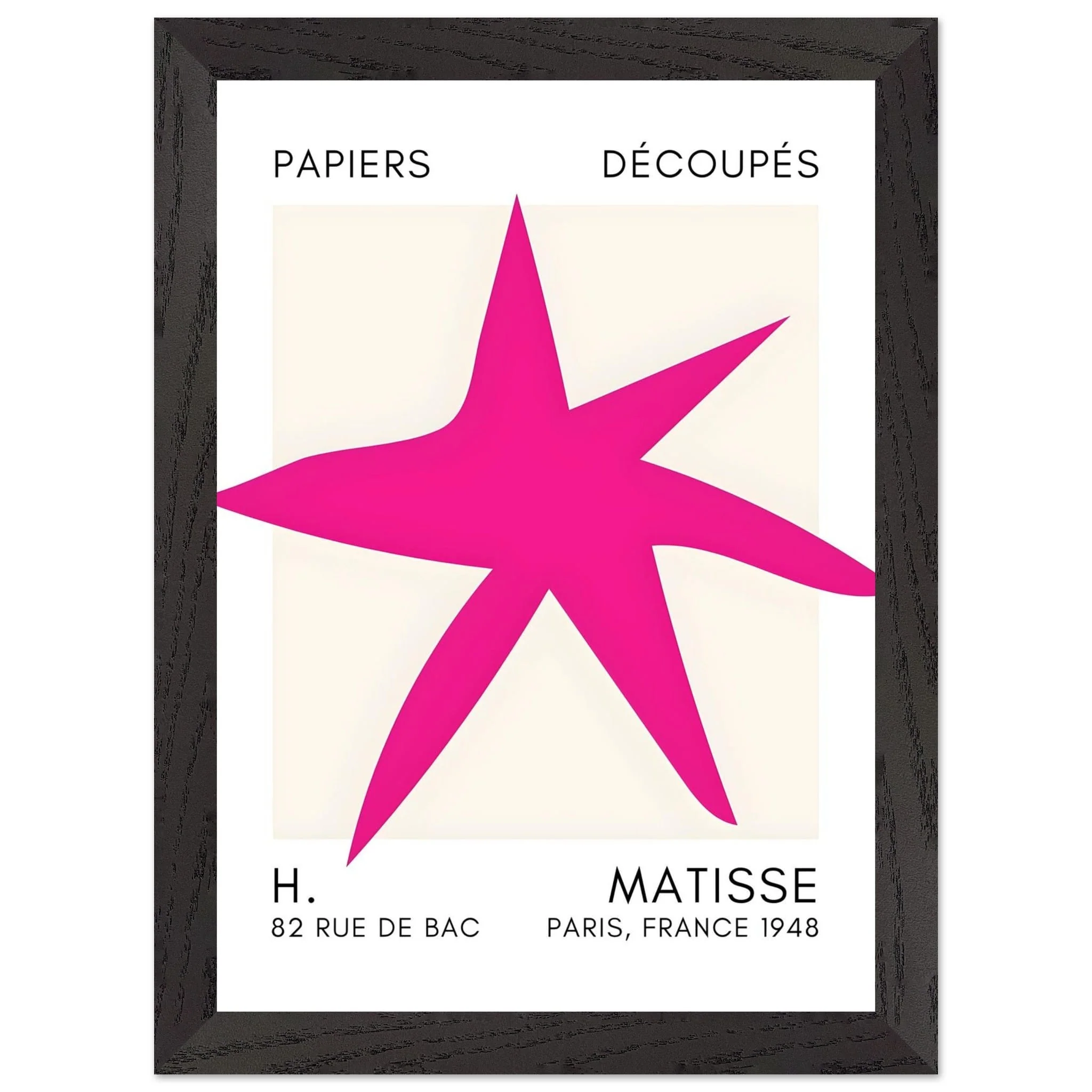 Artfulprints Poster met Lijst Matisse – Star of the sea pink - A4 21x29.7 cm - Roze - 51Dnspod | Smaakvolle damp – Verzendkosten vrij vanaf 40€ Artfulprints Poster met Lijst Matisse – Star of the sea pink - A4 21x29.7 cm - Roze - 51Dnspod | Smaakvolle damp – Verzendkosten vrij vanaf 40€