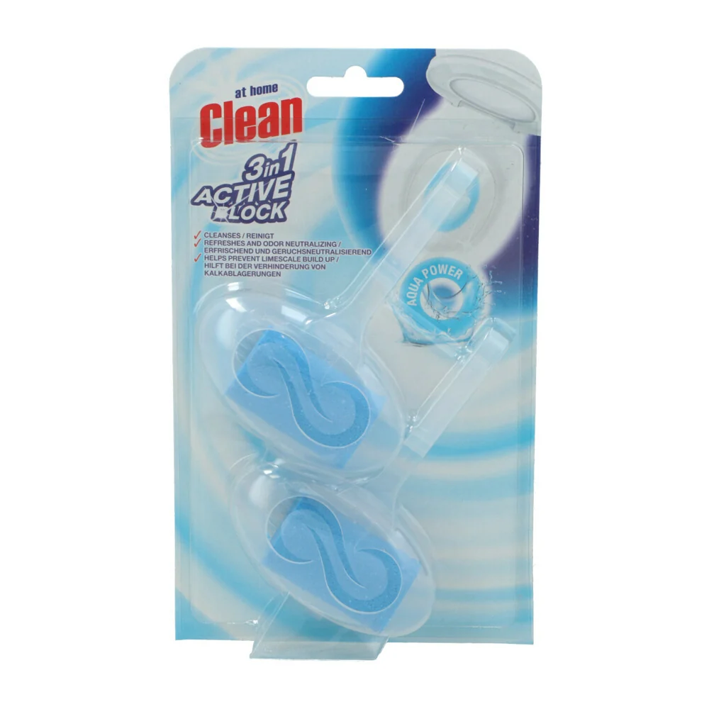 At Home 3 In 1 Active Block Aqua Power - Toiletblok 2x40g - 51Dnspod | Smaakvolle damp – Verzendkosten vrij vanaf 40€ At Home 3 In 1 Active Block Aqua Power - Toiletblok 2x40g - 51Dnspod | Smaakvolle damp – Verzendkosten vrij vanaf 40€
