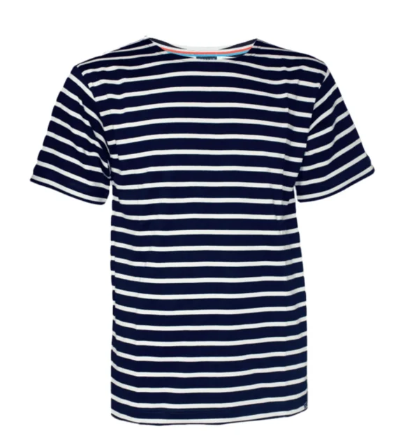 BretonStripe T-Shirt korte mouw A60 Navy-Natural - 51Dnspod | Smaakvolle damp – Verzendkosten vrij vanaf 40€