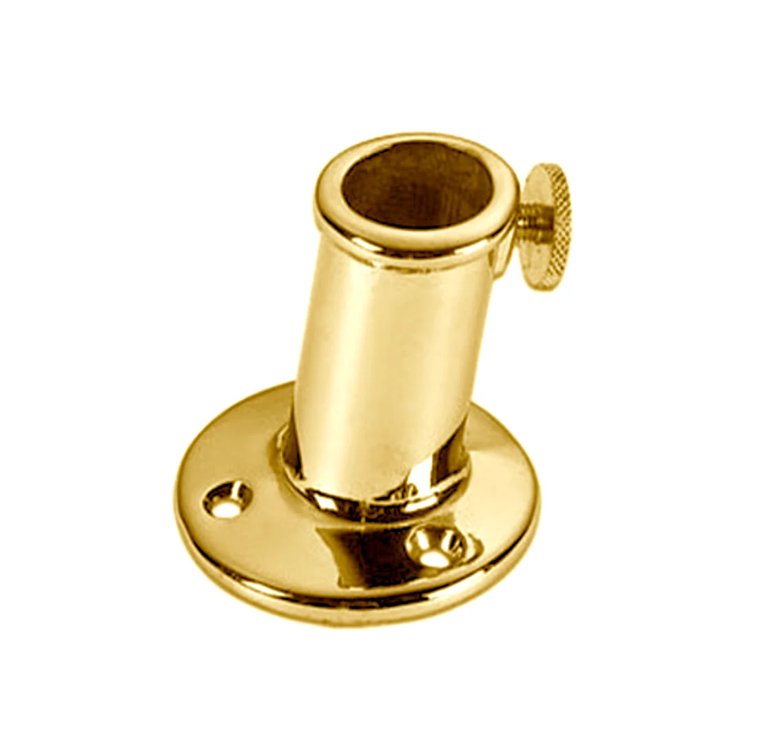Bootvlaggenstokhouder 80° Messing, 25 mmø - 51Dnspod | Smaakvolle damp – Verzendkosten vrij vanaf 40€ Bootvlaggenstokhouder 80° Messing, 25 mmø - 51Dnspod | Smaakvolle damp – Verzendkosten vrij vanaf 40€