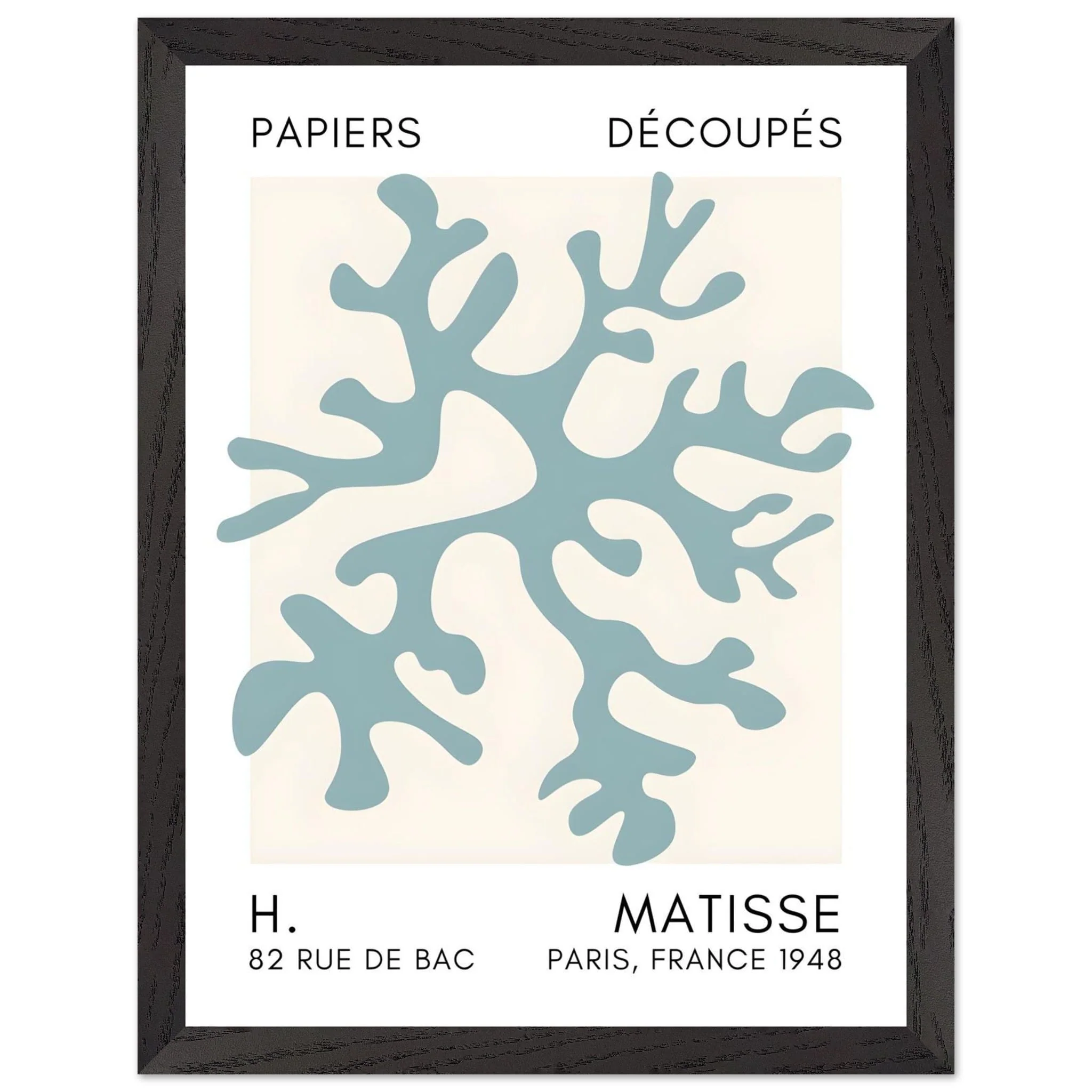 Artfulprints Poster met Lijst Matisse – Dreamy coral flower turquoise - 30x40 cm - Turquoise - 51Dnspod | Smaakvolle damp – Verzendkosten vrij vanaf 40€ Artfulprints Poster met Lijst Matisse – Dreamy coral flower turquoise - 30x40 cm - Turquoise - 51Dnspod | Smaakvolle damp – Verzendkosten vrij vanaf 40€