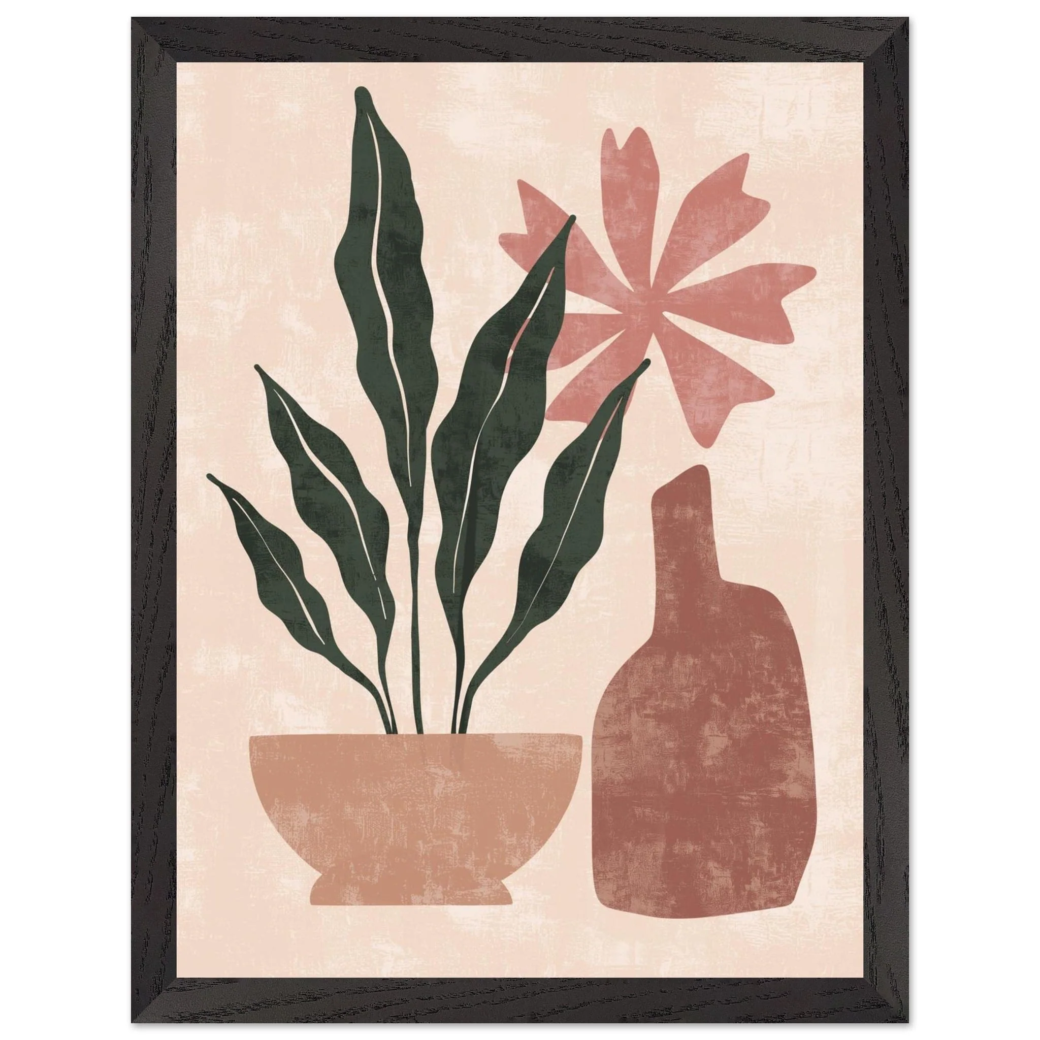 Artfulprints Poster met Lijst Boho – Terracotta greenery - 30x40 cm - Meerkleurig - 51Dnspod | Smaakvolle damp – Verzendkosten vrij vanaf 40€ Artfulprints Poster met Lijst Boho – Terracotta greenery - 30x40 cm - Meerkleurig - 51Dnspod | Smaakvolle damp – Verzendkosten vrij vanaf 40€