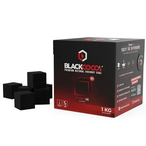 Black Coco's 26mm Kolen 1 KG - 51Dnspod | Smaakvolle damp – Verzendkosten vrij vanaf 40€ Black Coco's 26mm Kolen 1 KG - 51Dnspod | Smaakvolle damp – Verzendkosten vrij vanaf 40€