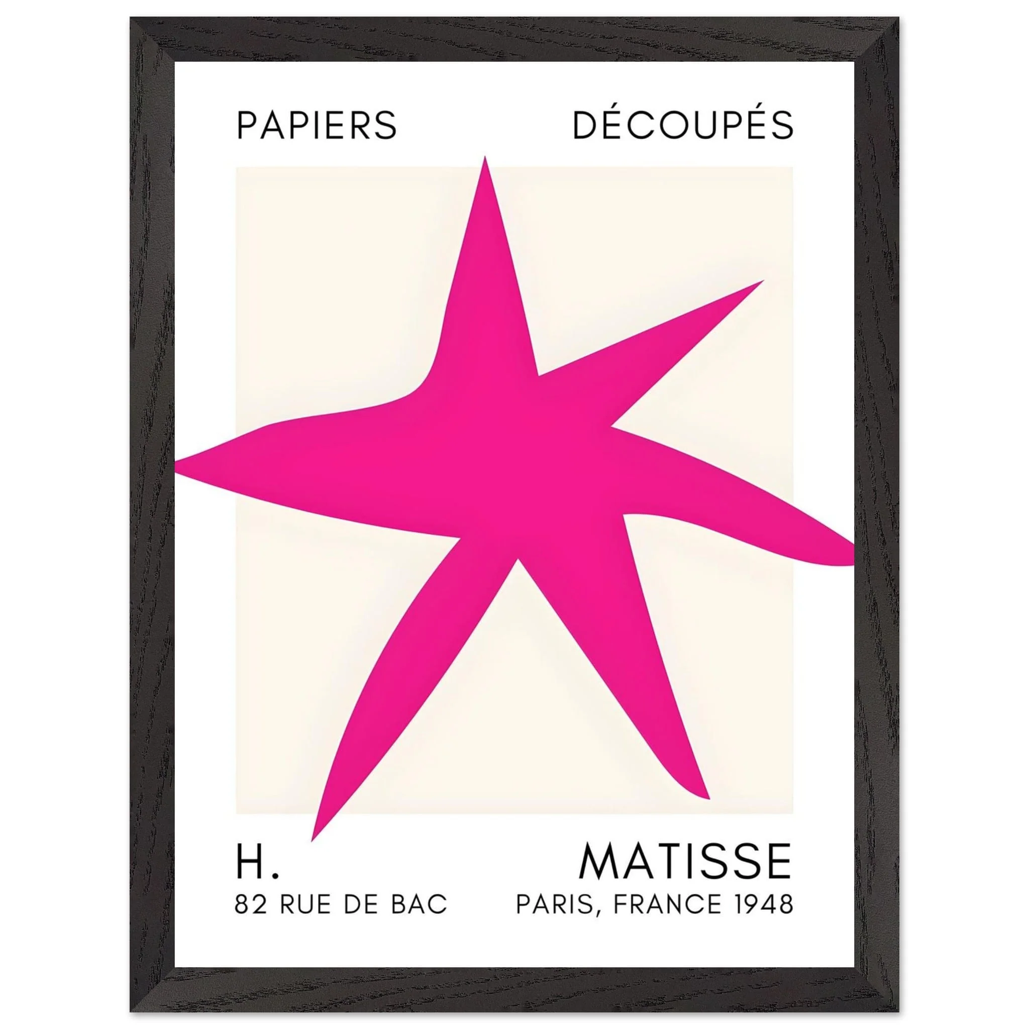 Artfulprints Poster met Lijst Matisse – Star of the sea pink - 30x40 cm - Roze - 51Dnspod | Smaakvolle damp – Verzendkosten vrij vanaf 40€ Artfulprints Poster met Lijst Matisse – Star of the sea pink - 30x40 cm - Roze - 51Dnspod | Smaakvolle damp – Verzendkosten vrij vanaf 40€
