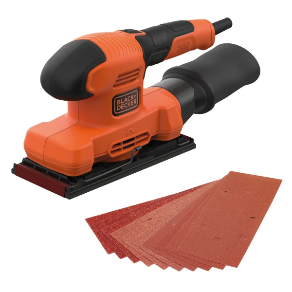 Black & Decker vlakschuurmachine BEW220KAX-QS 230V 150W - 51Dnspod | Smaakvolle damp – Verzendkosten vrij vanaf 40€