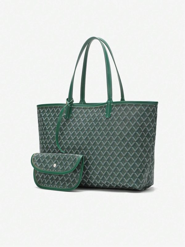 Casual Schouder Handtas Dames PVC | Tote Bag | Lichtgewicht grote tas voor studenten - 51Dnspod | Smaakvolle damp – Verzendkosten vrij vanaf 40€