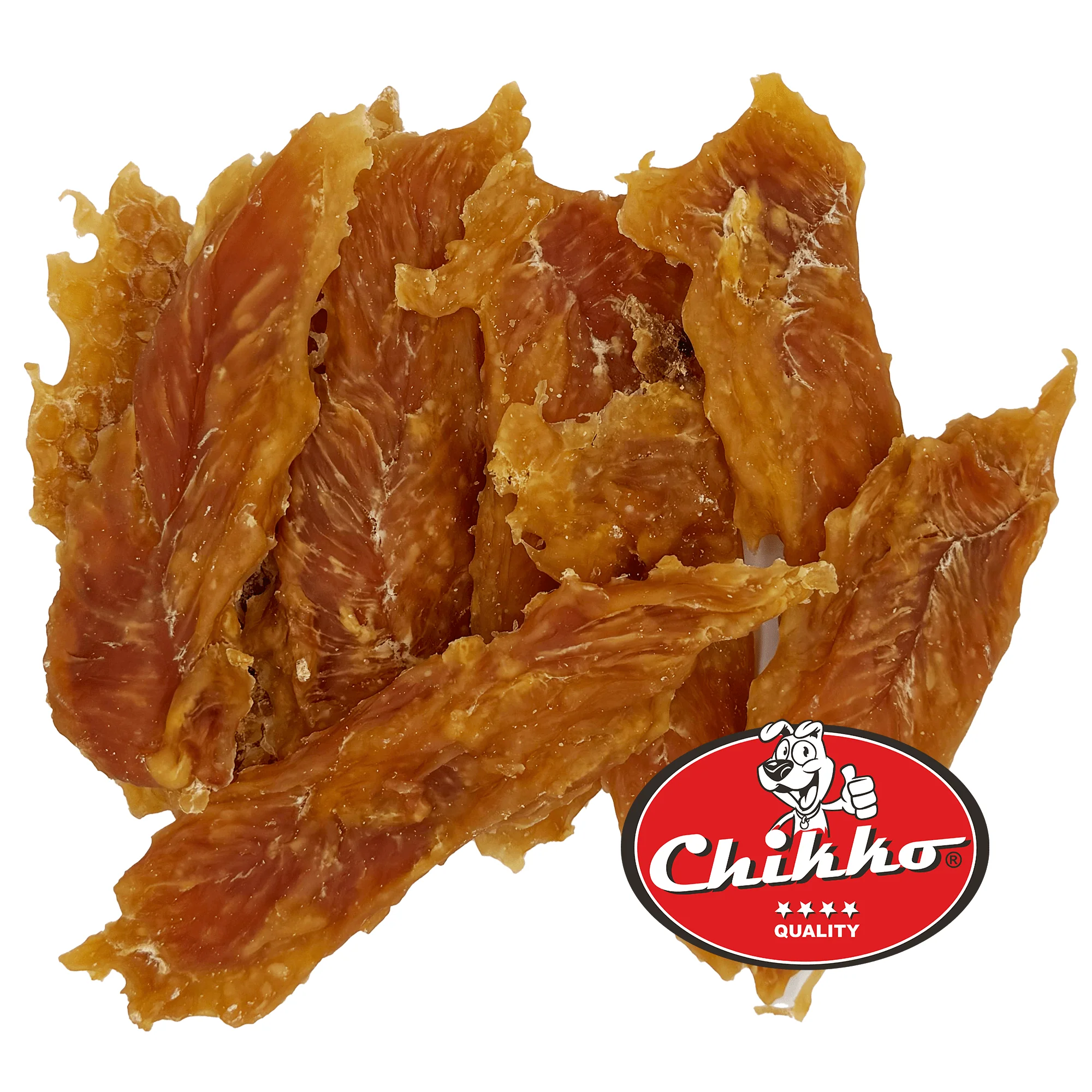 Chikko Quality - Gedroogde Kipfilet - Eiwitrijk & natuurlijk - 300 gr. - 51Dnspod | Smaakvolle damp – Verzendkosten vrij vanaf 40€ Chikko Quality - Gedroogde Kipfilet - Eiwitrijk & natuurlijk - 300 gr. - 51Dnspod | Smaakvolle damp – Verzendkosten vrij vanaf 40€