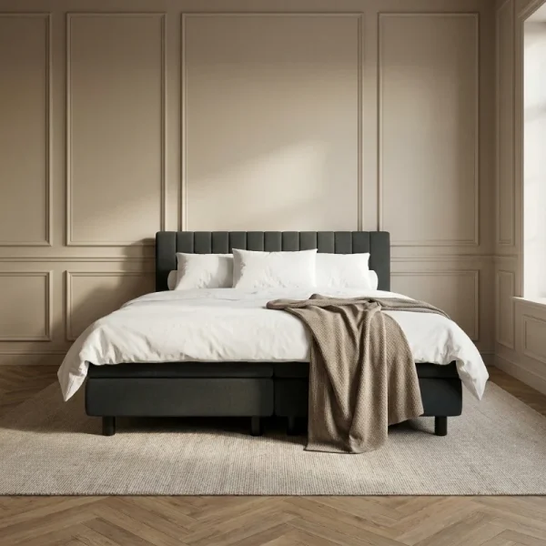 Boxspring Hotel - Beam - Antraciet - 51Dnspod | Smaakvolle damp – Verzendkosten vrij vanaf 40€