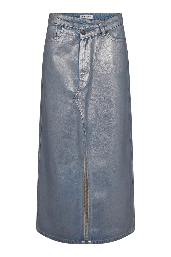 Co'couture FoilCC Asym Slit Skirt Silver 34107 930 - 51Dnspod | Smaakvolle damp – Verzendkosten vrij vanaf 40€ Co'couture FoilCC Asym Slit Skirt Silver 34107 930 - 51Dnspod | Smaakvolle damp – Verzendkosten vrij vanaf 40€