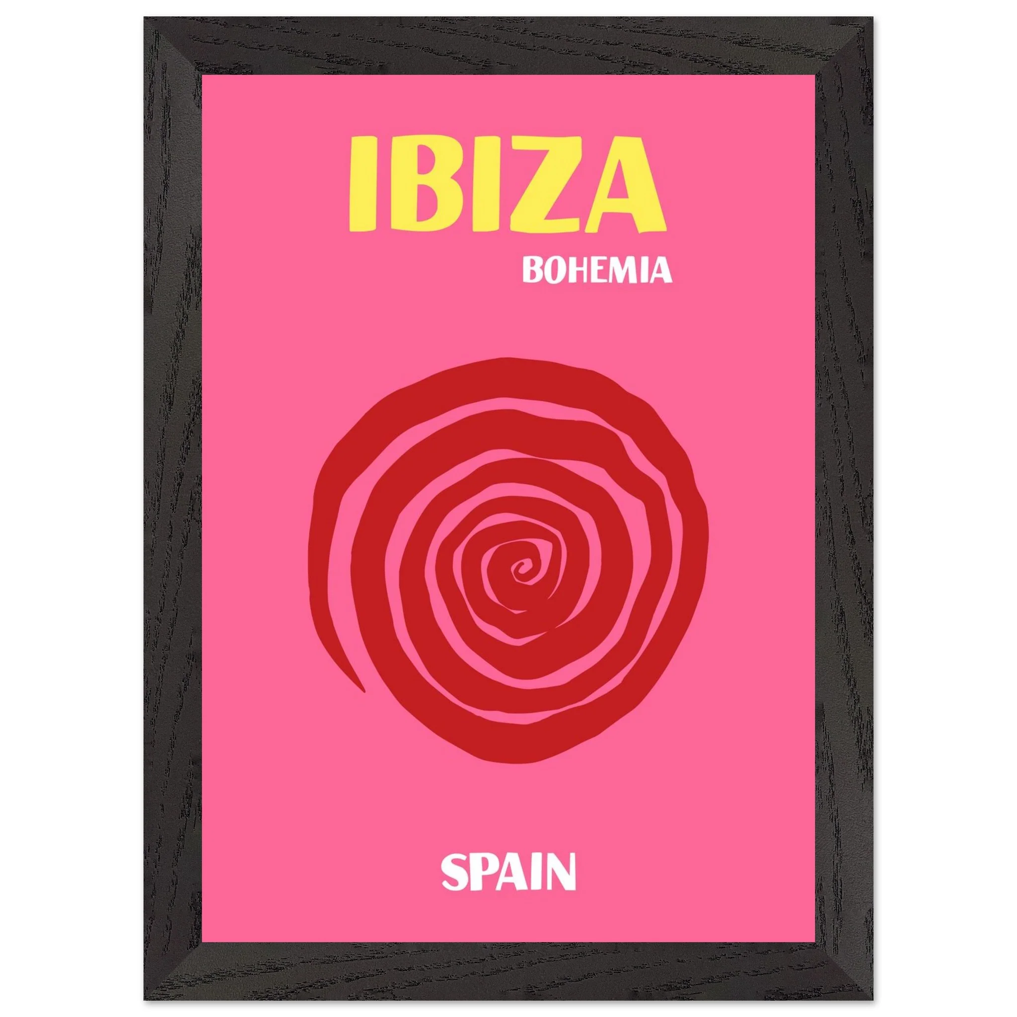 Artfulprints Poster met Lijst Spanje - Ibiza - A4 21x29.7 cm - Roze - 51Dnspod | Smaakvolle damp – Verzendkosten vrij vanaf 40€ Artfulprints Poster met Lijst Spanje - Ibiza - A4 21x29.7 cm - Roze - 51Dnspod | Smaakvolle damp – Verzendkosten vrij vanaf 40€