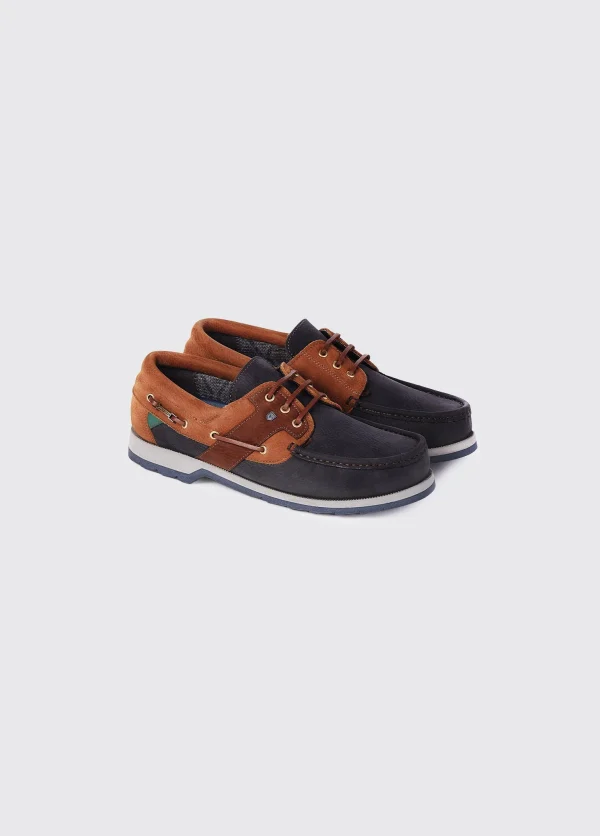 Clipper bootschoen - heren - Navy/Brown - 51Dnspod | Smaakvolle damp – Verzendkosten vrij vanaf 40€
