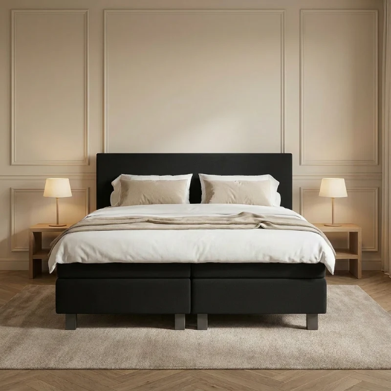 Boxspring Julia Relax - Zwart - 51Dnspod | Smaakvolle damp – Verzendkosten vrij vanaf 40€ Boxspring Julia Relax - Zwart - 51Dnspod | Smaakvolle damp – Verzendkosten vrij vanaf 40€