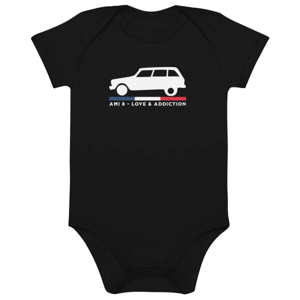 Biologische Baby Romper – Citroën Ami 8 “Love & Addiction” - 51Dnspod | Smaakvolle damp – Verzendkosten vrij vanaf 40€