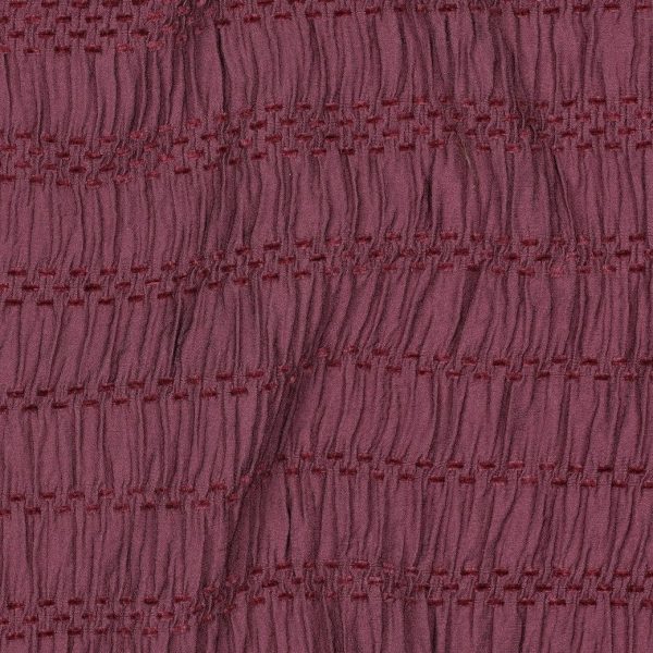 Chenille viscose jacquard burgundy - 51Dnspod | Smaakvolle damp – Verzendkosten vrij vanaf 40€