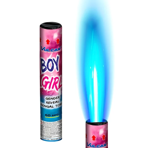Bengaalse Fakkel Gender reveal -Boy - Noodfakkel - Blauw - Vulcan - 51Dnspod | Smaakvolle damp – Verzendkosten vrij vanaf 40€