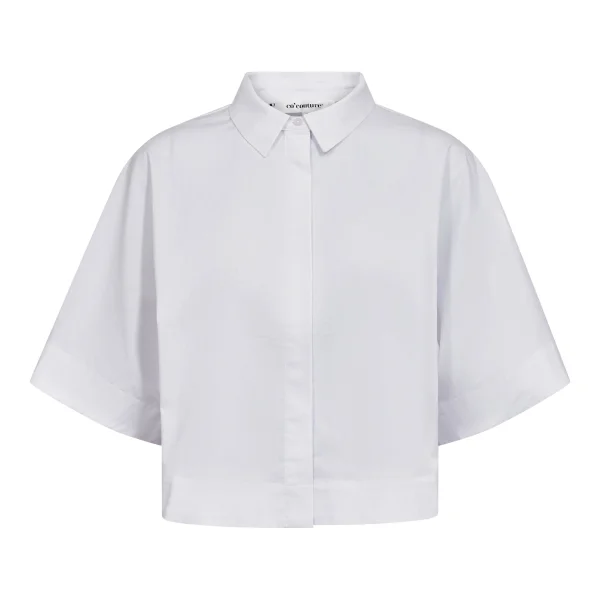 Co'couture Elaracc Ss Shirt White - 51Dnspod | Smaakvolle damp – Verzendkosten vrij vanaf 40€