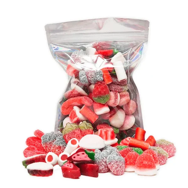 Candywrap Sweet & Sour Strawberry Mix 500 gram - 51Dnspod | Smaakvolle damp – Verzendkosten vrij vanaf 40€