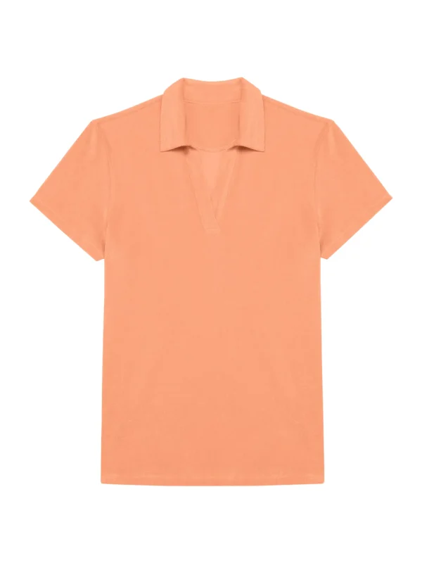 Badstof Shirt Basic - Orange | NOTE- Levertijd 5-6 werkdagen - 51Dnspod | Smaakvolle damp – Verzendkosten vrij vanaf 40€