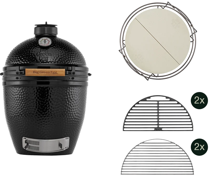 Big Green Egg - The Onyx Large start collection - 51Dnspod | Smaakvolle damp – Verzendkosten vrij vanaf 40€ Big Green Egg - The Onyx Large start collection - 51Dnspod | Smaakvolle damp – Verzendkosten vrij vanaf 40€