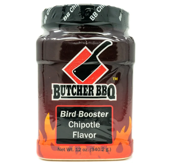 Butcher BBQ Bird Booster Chipotle Flavor 12oz - 51Dnspod | Smaakvolle damp – Verzendkosten vrij vanaf 40€ Butcher BBQ Bird Booster Chipotle Flavor 12oz - 51Dnspod | Smaakvolle damp – Verzendkosten vrij vanaf 40€