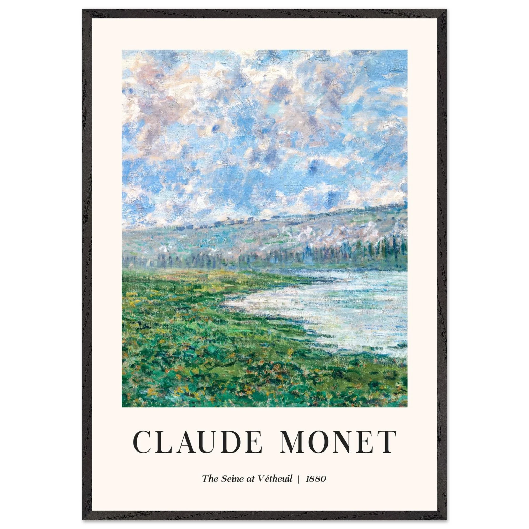 Artfulprints Poster met Lijst Claude Monet - The Seine at Vétheuil - 70x100 cm - Blauw - 51Dnspod | Smaakvolle damp – Verzendkosten vrij vanaf 40€ Artfulprints Poster met Lijst Claude Monet - The Seine at Vétheuil - 70x100 cm - Blauw - 51Dnspod | Smaakvolle damp – Verzendkosten vrij vanaf 40€