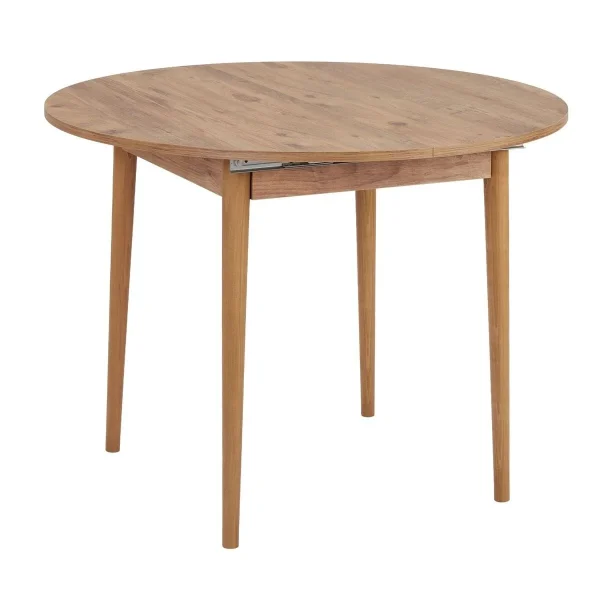 Calicosy - Ronde uitschuifbare eettafel KLARA - 100x100x75 cm - 51Dnspod | Smaakvolle damp – Verzendkosten vrij vanaf 40€