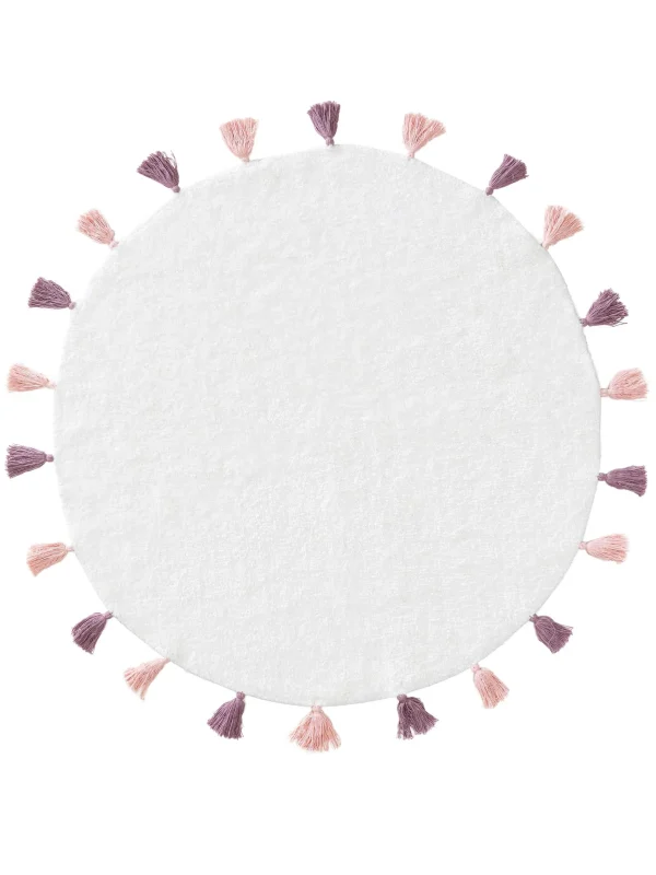benuta wasbaar kindervloerkleed Malu - roze - ø 80 cm - 51Dnspod | Smaakvolle damp – Verzendkosten vrij vanaf 40€