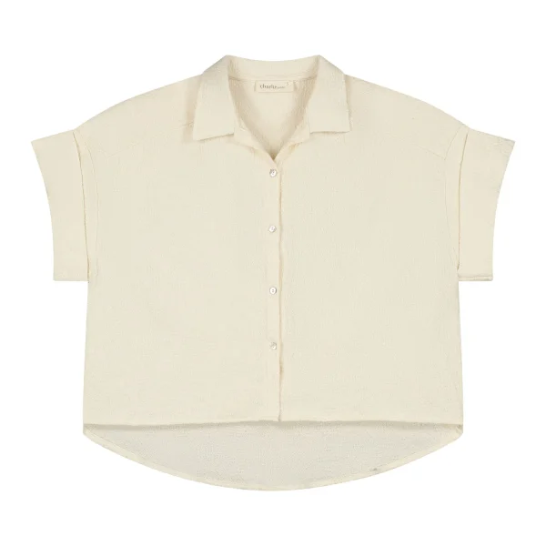 Charlie Petite | Milou Blouse - Mommy | Ecru - 51Dnspod | Smaakvolle damp – Verzendkosten vrij vanaf 40€
