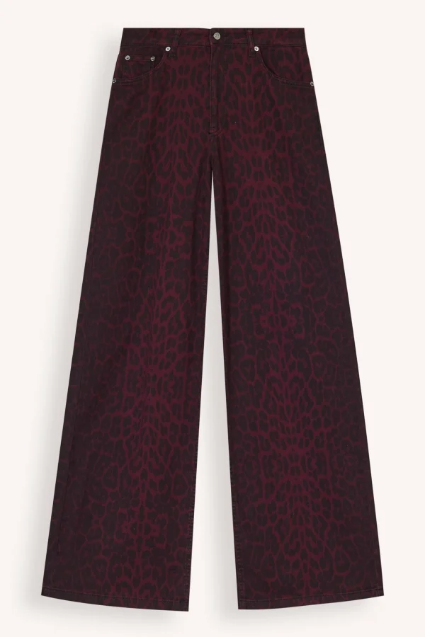 Co'couture LeoCC Wide Pant Winered 31287 87 - 51Dnspod | Smaakvolle damp – Verzendkosten vrij vanaf 40€