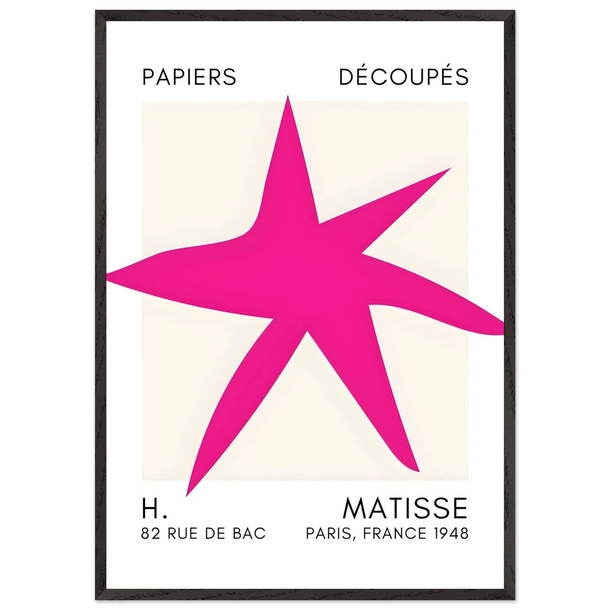 Artfulprints Poster met Lijst Matisse – Star of the sea pink - 70x100 cm - Roze - 51Dnspod | Smaakvolle damp – Verzendkosten vrij vanaf 40€ Artfulprints Poster met Lijst Matisse – Star of the sea pink - 70x100 cm - Roze - 51Dnspod | Smaakvolle damp – Verzendkosten vrij vanaf 40€
