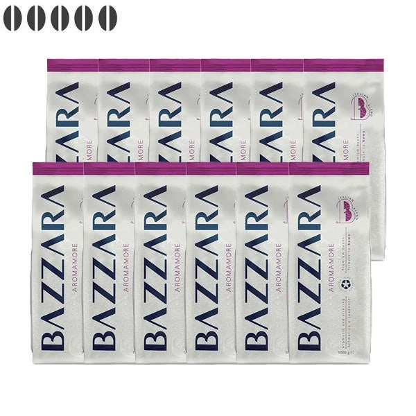 Bazzara Aromamore Italiaanse koffiebonen 12kg - 51Dnspod | Smaakvolle damp – Verzendkosten vrij vanaf 40€ Bazzara Aromamore Italiaanse koffiebonen 12kg - 51Dnspod | Smaakvolle damp – Verzendkosten vrij vanaf 40€