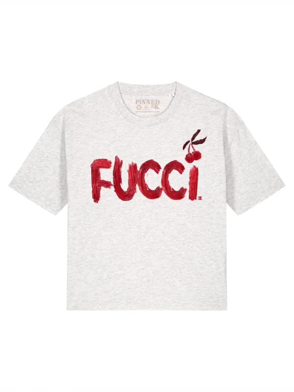 Boxy t-shirt Fucci Cherry - 51Dnspod | Smaakvolle damp – Verzendkosten vrij vanaf 40€