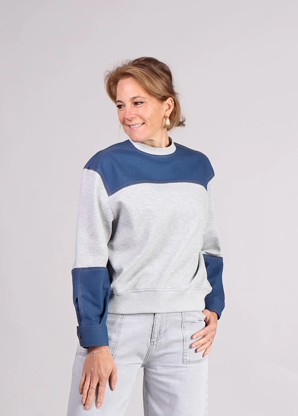 Co Couture CandizCC denim mix sweater grijs - 51Dnspod | Smaakvolle damp – Verzendkosten vrij vanaf 40€ Co Couture CandizCC denim mix sweater grijs - 51Dnspod | Smaakvolle damp – Verzendkosten vrij vanaf 40€