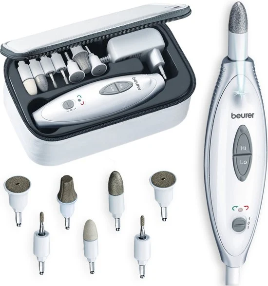 Beurer MP 41 Elektrische nagelvijl – Nagelfrees – Elektrisch manicure en pedicure apparaat - 7 Opzetstukken – LED licht - Beschermkap - Verpakking beschadigd - 51Dnspod | Smaakvolle damp – Ve Beurer MP 41 Elektrische nagelvijl – Nagelfrees – Elektrisch manicure en pedicure apparaat - 7 Opzetstukken – LED licht - Beschermkap - Verpakking beschadigd - 51Dnspod | Smaakvolle damp – Ve