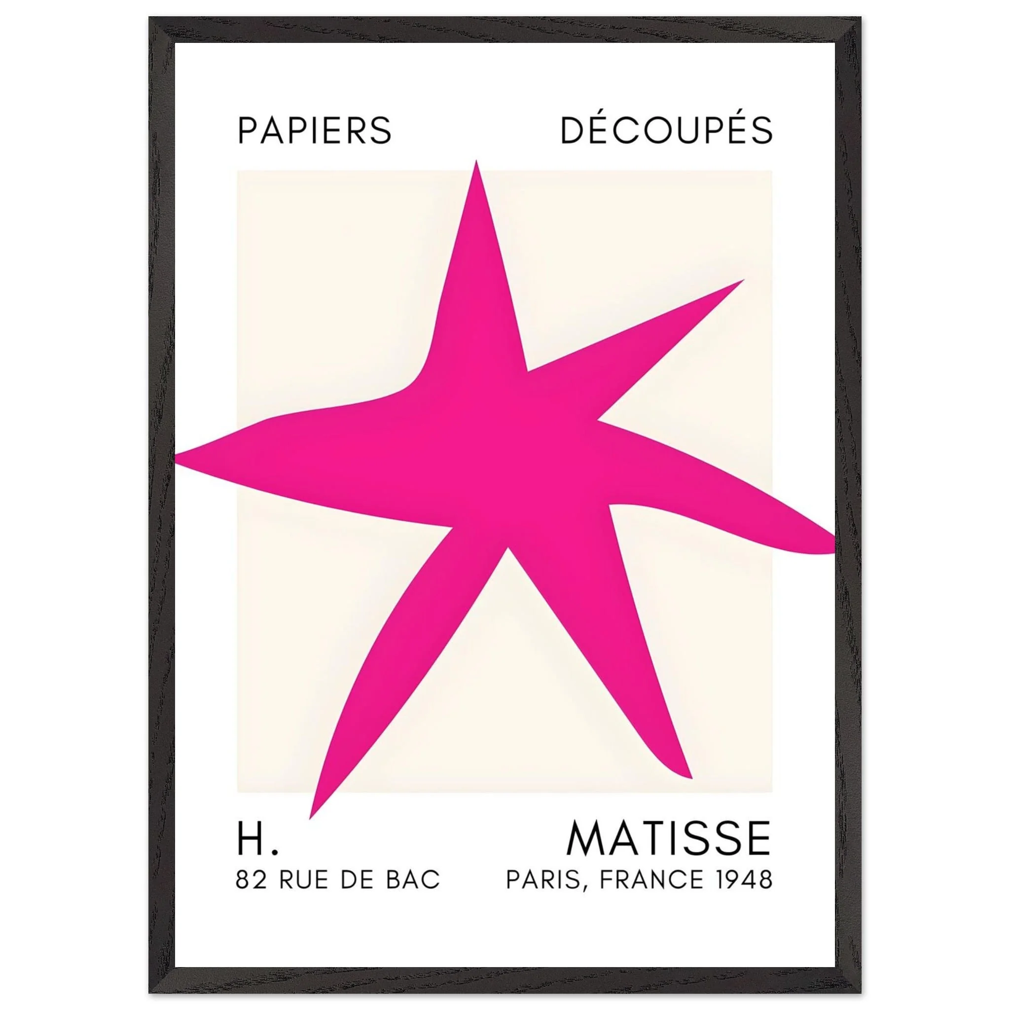 Artfulprints Poster met Lijst Matisse – Star of the sea pink - 50x70 cm - Roze - 51Dnspod | Smaakvolle damp – Verzendkosten vrij vanaf 40€ Artfulprints Poster met Lijst Matisse – Star of the sea pink - 50x70 cm - Roze - 51Dnspod | Smaakvolle damp – Verzendkosten vrij vanaf 40€