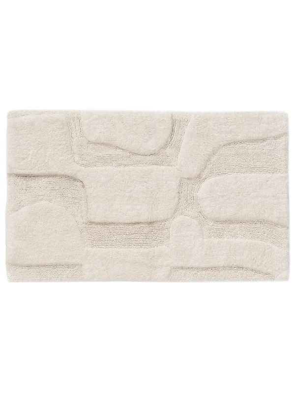 benuta badmat Nehir - wit - 60x100 cm - 51Dnspod | Smaakvolle damp – Verzendkosten vrij vanaf 40€