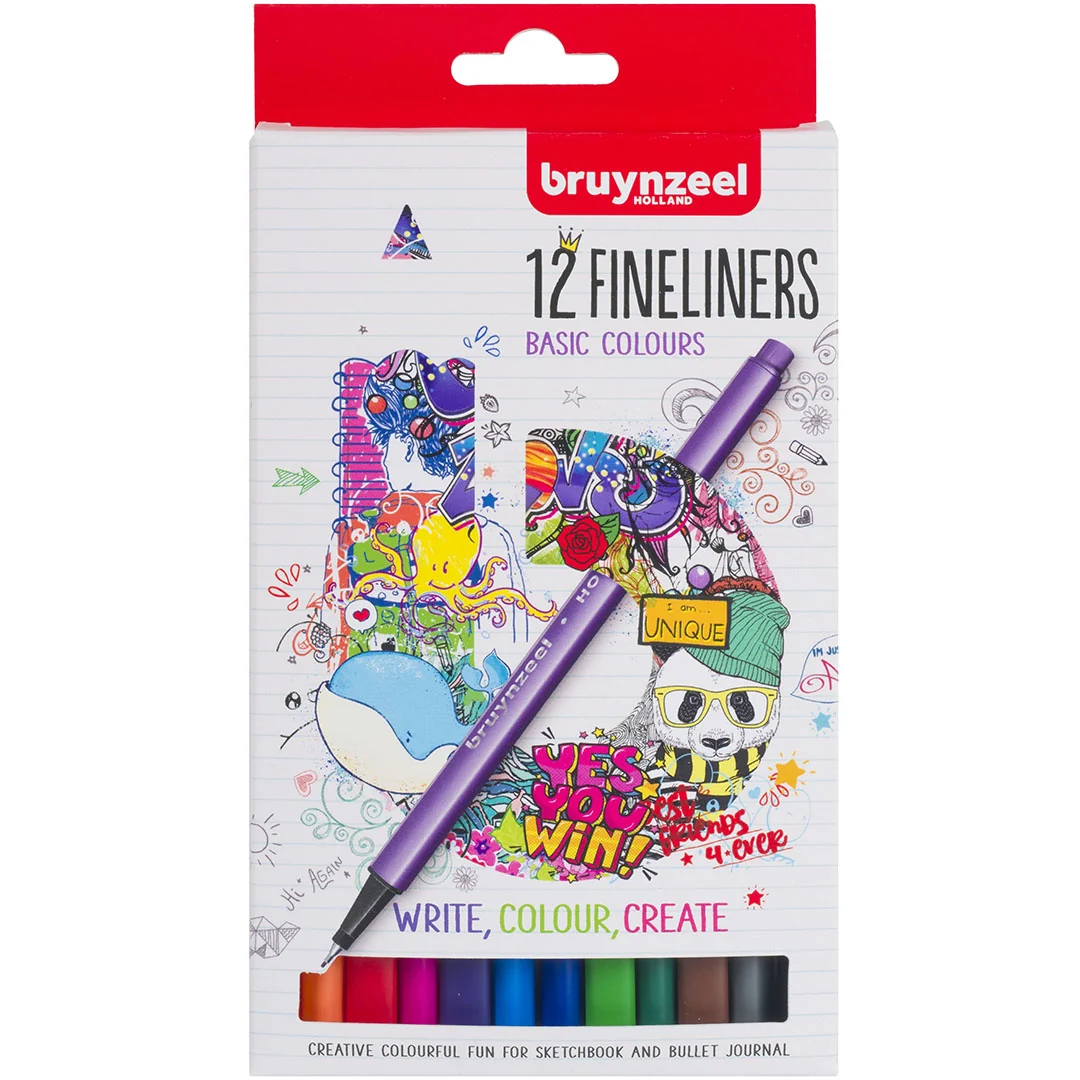 bruynzeel fineliners - multicolor - 12st - 51Dnspod | Smaakvolle damp – Verzendkosten vrij vanaf 40€ bruynzeel fineliners - multicolor - 12st - 51Dnspod | Smaakvolle damp – Verzendkosten vrij vanaf 40€
