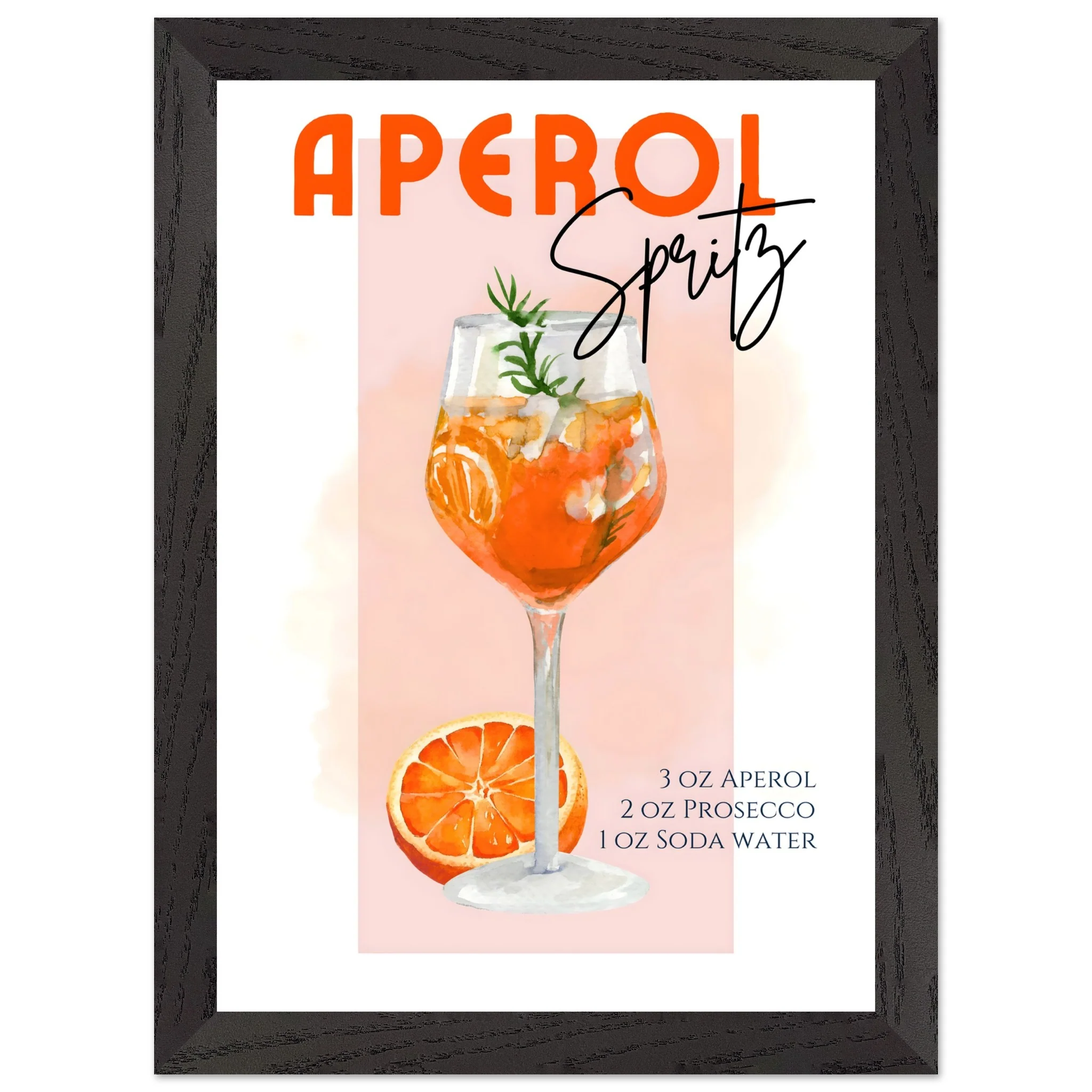 Artfulprints Poster met Lijst Aperol Spritz - Pink - A4 21x29.7 cm - Roze - 51Dnspod | Smaakvolle damp – Verzendkosten vrij vanaf 40€ Artfulprints Poster met Lijst Aperol Spritz - Pink - A4 21x29.7 cm - Roze - 51Dnspod | Smaakvolle damp – Verzendkosten vrij vanaf 40€