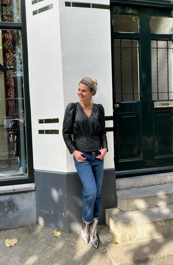 Co'couture PhoebeCC Drape Puff Blouse Black 35352 96 - 51Dnspod | Smaakvolle damp – Verzendkosten vrij vanaf 40€